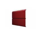 Металлический сайдинг Grand Line ЭкоБрус 0.5 мм Satin RAL 3011 коричнево-красный