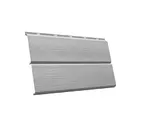 Металлический сайдинг Grand Line ЭкоБрус 0.45 мм 3D PE с пленкой RAL 7004 сигнальный серый