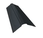 Планка конька фигурного 100x100 0,5 GreenCoat Pural BT, matt RR2Н3 (RAL 7016 антрацитово-серый)