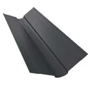 Планка ендовы верхней фигурной 100x100 0,5 GreenCoat Pural BT с пленкой RR 23 темно-серый (RAL 7024 мокрый асфальт)