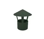 Дымник на трубу круглый d300 0,5 GreenСoat Pural BT с пленкой RR 11 темно-зеленый (RAL 6020 хромовая зелень)