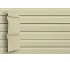 Виниловый сайдинг двухслойный Grand Line D4 Слоновая кость, RAL 1015 3,66