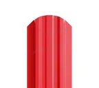 Штакетник Металл Профиль LАNE-O 0,5 NormanMP RAL3020 Красный насыщенный