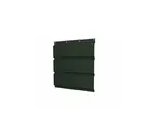 Софит металлический центральная перфорация 0,5 GreenCoat Pural BT, matt с пленкой RR 11 темно-зеленый (RAL 6020 хромовая зелень)
