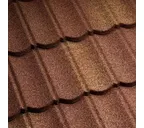 Композитная черепица Метротайл (Metrotile) серия MetroBond, цвет цедар-браун, 1330х410 мм