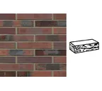 Кирпич клинкерный Muhr 04KS Rotbraun-bunt Kohle Spezial готик, 290х90х52 мм