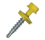 Саморез кровельный Daxmer 4,8х70 RAL 1018 (100) сверло №1