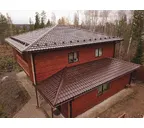 Металлочерепица Grand Line Kvinta Uno 0,45 Drap RAL 8017 Шоколад