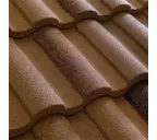 Композитная черепица Метротайл (Metrotile) серия MetroRoman, цвет цедар-браун, 1280х410 мм