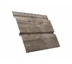 Софит металлический полная перфорация 0,45 Print Premium Silver Wood