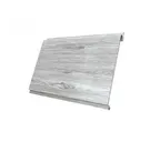 Металлический сайдинг Grand Line Вертикаль 0.45 мм classic Print Elite с пленкой Snow Wood