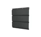 Софит металлический полная перфорация 0,5 GreenCoat Pural BT, matt с пленкой RR2Н3 (RAL 7016 антрацитово-серый)