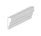 Декоративный элемент LEAR LB 5/8.5, 85*25 мм