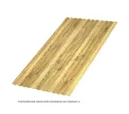 Профлист Металл Профиль МП18 0.5 ECOSTEEL® текстурированный двусторонний Золотой дуб B