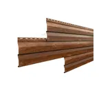 Металлический сайдинг Металл-Профиль ECOSTEEL Мореный Дуб | матовый