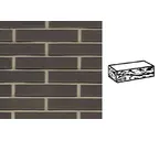 Кирпич клинкерный Muhr 05 Eisenschmelz Schwarzbraun готик, 290х90х52 мм