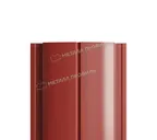 Штакетник Металл Профиль ELLIPSE-T 0,45 Полиэстер RAL3009 Красная окись