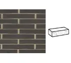 Кирпич клинкерный Muhr 05 Eisenschmelz Schwarzbraun рустик, 290х90х40 мм