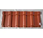 Металлочерепица Grand Line Kvinta plus 0,45 Drap RAL 8004 Терракота | c 3D резом