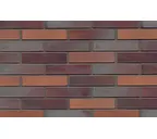 Кирпич клинкерный Muhr 12 Blaurot-bunt гладкий, 210х90х40 мм