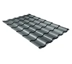 Металлочерепица Grand Line Kredo 0,45 Drap RAL 7016 Антрацитово-серый