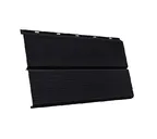 Металлический сайдинг Grand Line ЭкоБрус 0.45 мм 3D Drap RAL 9005 черный