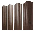 Штакетник Круглый фигурный Grand Line 0,4 Print Premium Antique Wood Antique Wood