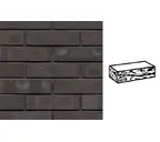 Кирпич клинкерный Muhr 05 KS Eisenschmelz Schwarzbraun Kohle Spezial готик, 290х90х71 мм
