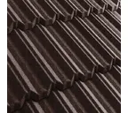 Композитная черепица Метротайл (Metrotile) серия MetroClassic, цвет коричневый, 1330х410 мм