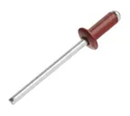 Заклёпка вытяжная Daxmer 4,8х12 RAL 3011 (10х1000 шт) ал/ст