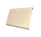 Металлический сайдинг Grand Line Вертикаль 0.5 мм classic Satin с пленкой RAL 1015 светлая слоновая кость