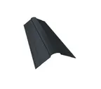 Планка конька фигурного 100x100 0,5 Satin с пленкой RAL 7016 антрацитово-серый
