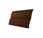 Металлический сайдинг Grand Line Блок-хаус 0.45 мм Print Elite Choco Wood