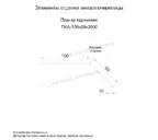 Планка карнизная 100х69х2000 (ПЭ-01-7005-0.45)