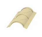 Планка конька круглого R110х2000 (ПЭ-01-1014-0.5)