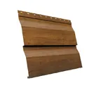 Металлический сайдинг Grand Line Корабельная Доска XL 0.45 мм Print Premium Golden Wood