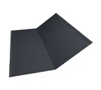 Планка ендовы нижней 300х300 0,5 GreenCoat Pural BT, matt RR 23 темно-серый (RAL 7024 мокрый асфальт)