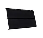 Металлический сайдинг Grand Line ЭкоБрус 0.45 мм 3D Drap ST RAL 9005 черный