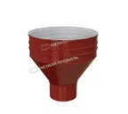 Воронка водосборная МЕТАЛЛ ПРОФИЛЬ ПРОЕКТ D350х150 Ral 3011
