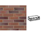 Кирпич клинкерный Muhr 14 Rotblau-bunt готик, 290х90х71 мм