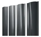 Штакетник Круглый Grand Line 0,45 Drap ST RAL7016 Антрацитово-Серый
