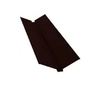 Планка ендовы верхней Grand Line 115х30х115 0,45 Drap RR 32 темно-коричневый