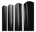 Штакетник Круглый фигурный Grand Line 0,45 Drap RAL9005