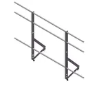 Ограждение кровельное Optima 1,2х2м RAL 8017