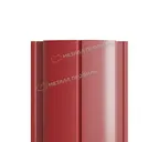 Штакетник Металл Профиль ELLIPSE-T 0,4 Полиэстер RAL3011 Коричнево-красный