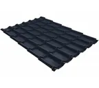 Металлочерепица Grand Line Modern 0,45 Drap RAL 7024 Мокрый асфальт