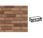 Кирпич клинкерный Muhr 34 EG Grau nuanciert Edelglanz готик, 240х55х71 мм