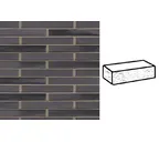 Кирпич клинкерный Muhr 15 Schwarz-bunt Edelglanz рустик, 290х90х40 мм