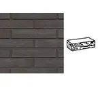 Кирпич клинкерный Muhr 20 Graphitschwarz готик, 290х90х52 мм