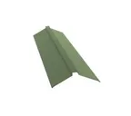 Планка конька фигурного 70x70 0,45 PE с пленкой RAL 6019 бело-зеленый